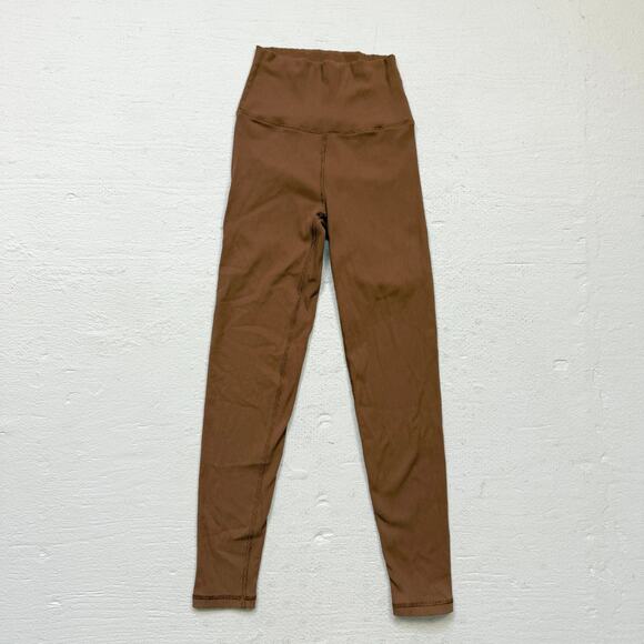 Offline By Aerie Ribbed Brown High Rise Leggings Women’s Small - Picture 1 of 5